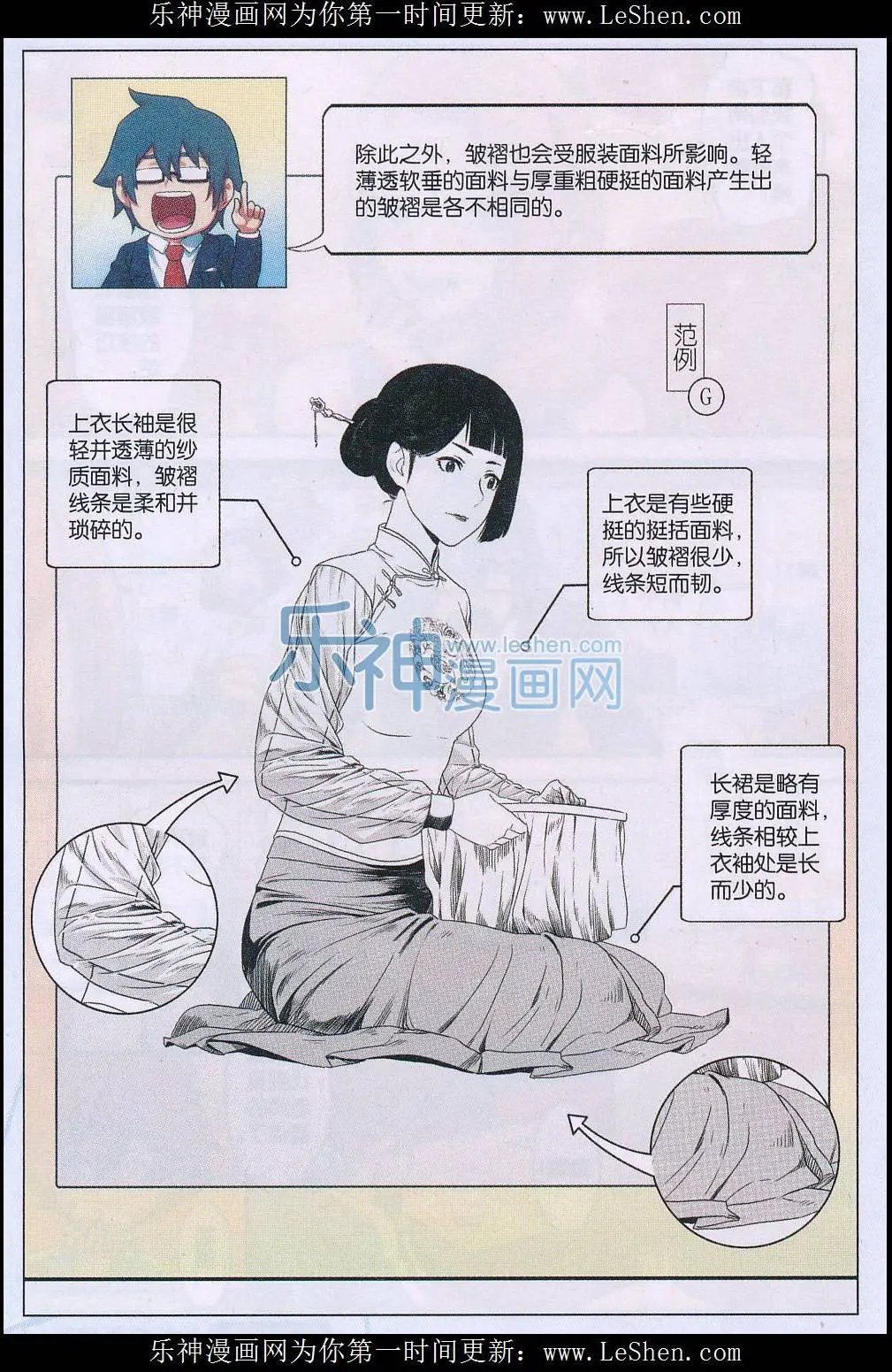 第16话 如何画服褶皱