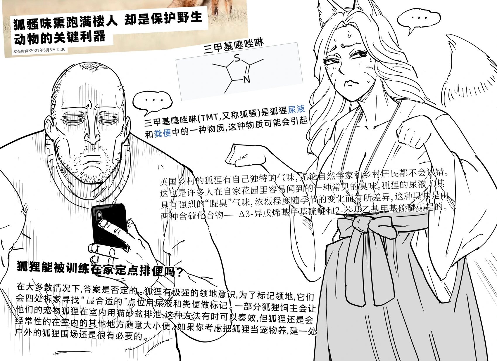 狐娘的大毛尾巴虽好，但不适合当女友（或宠物）