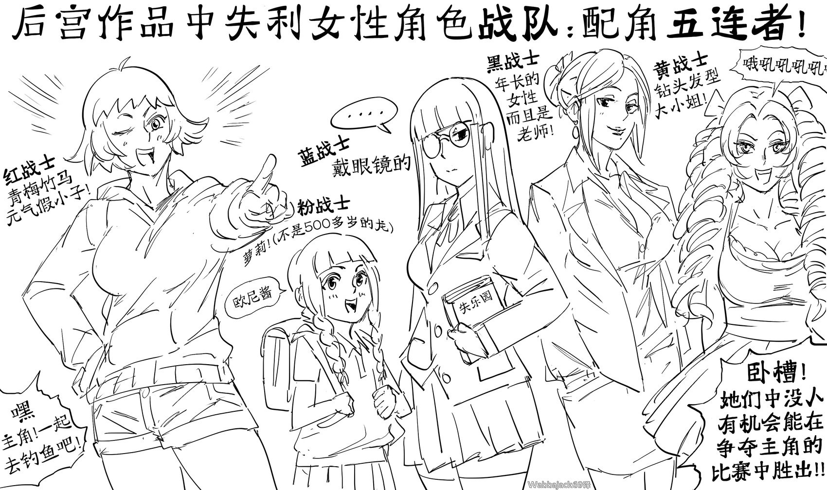 后宫作品中的输家