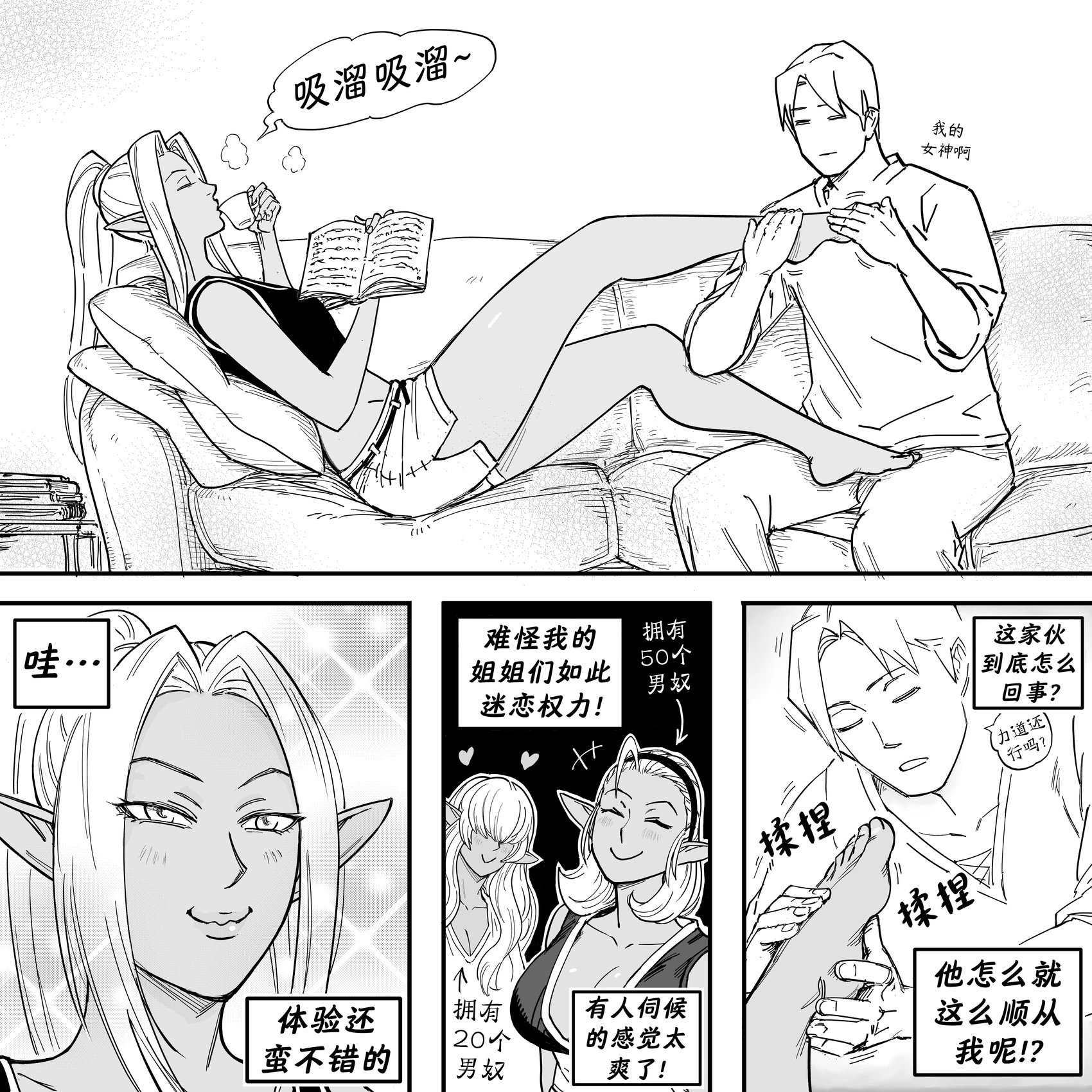 我的黑暗精灵继姐实在太粘人2