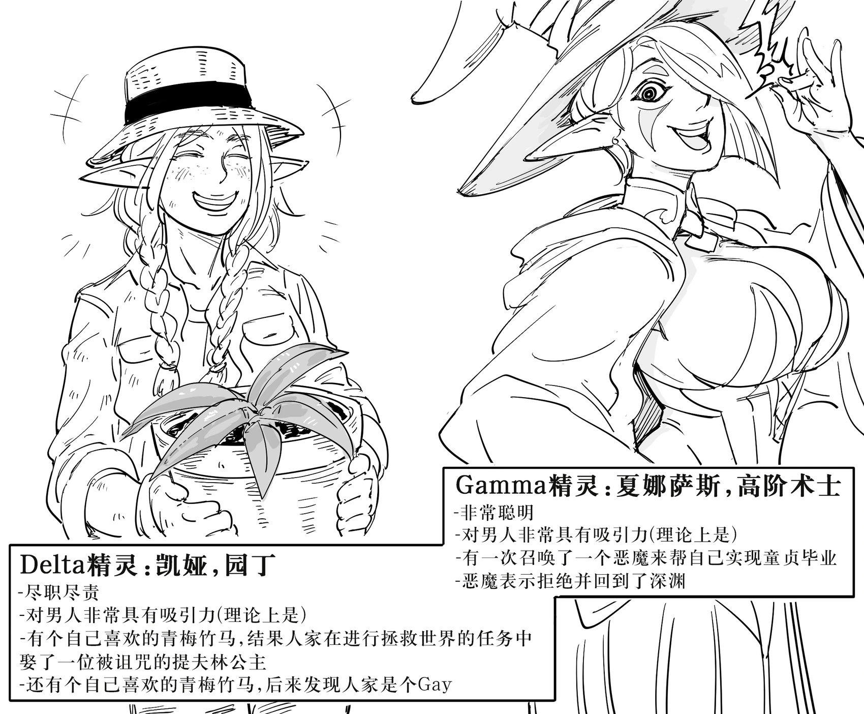 精灵的社会-性权力等级金字塔