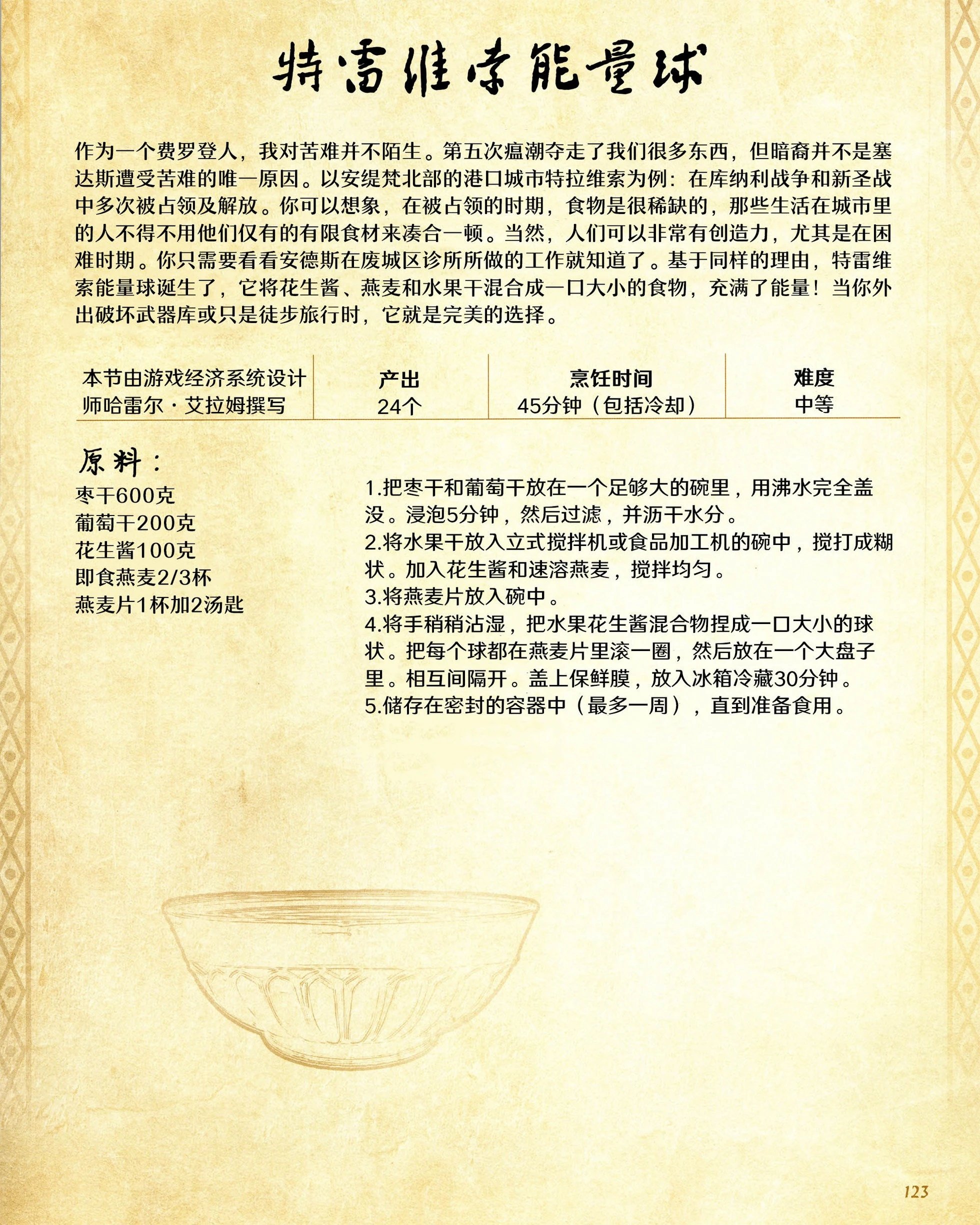 食谱